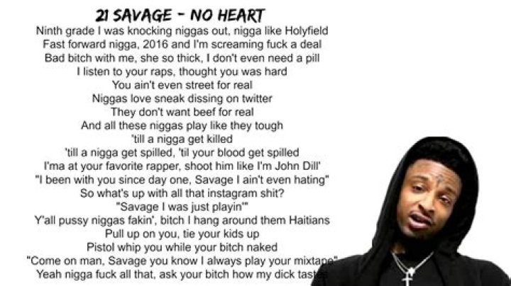21 savage type lyric lyrics