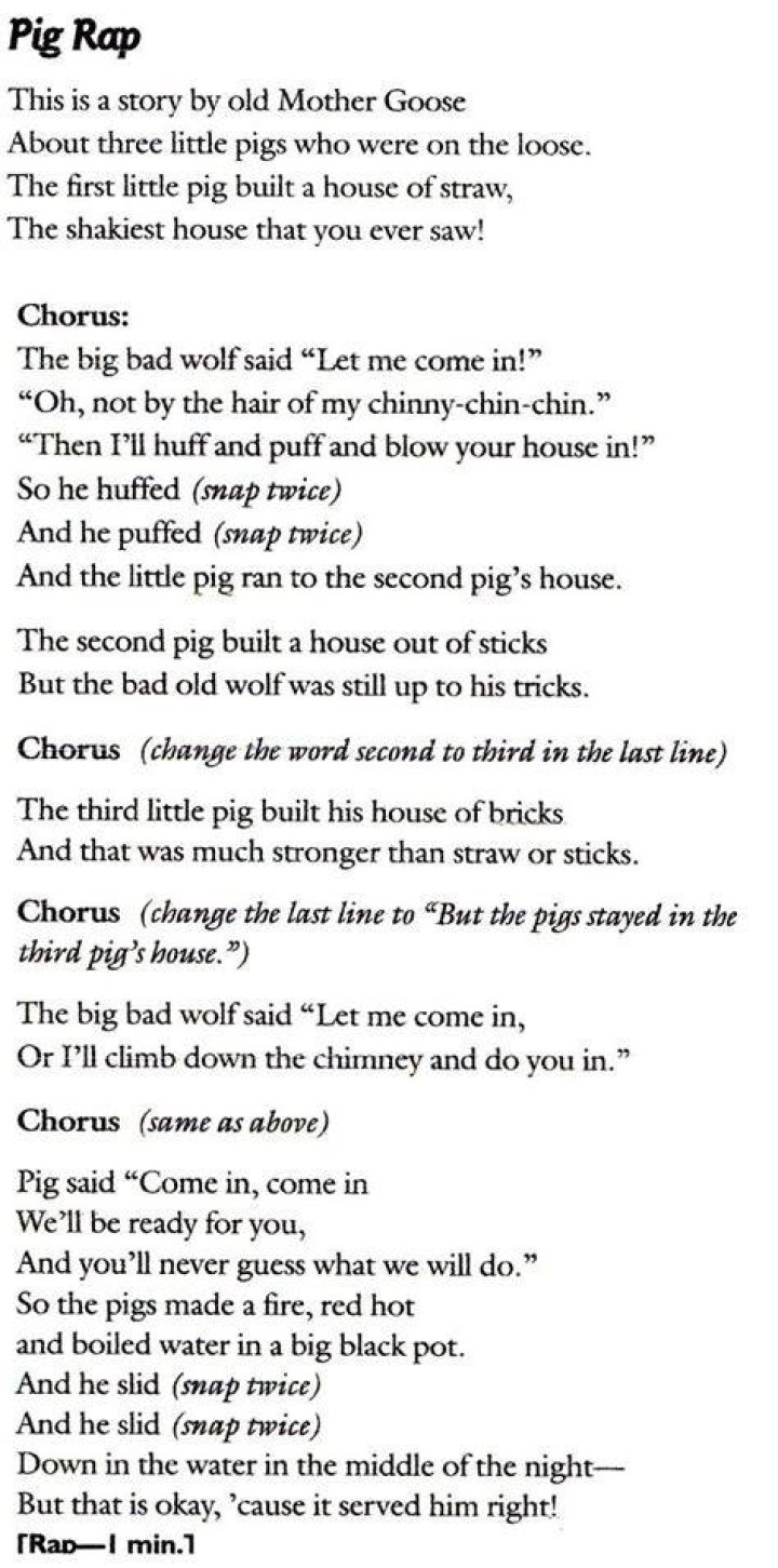 3 little pigs rap lyrics