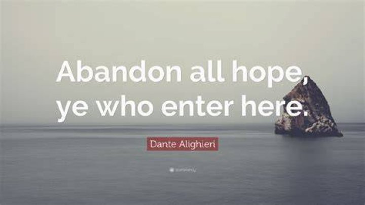 Abandon all hope all who enter here lyrics