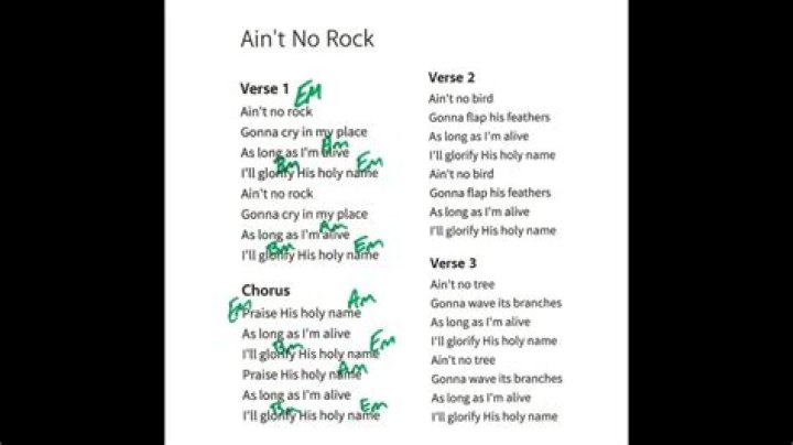 Aint no rock lyrics lyrics
