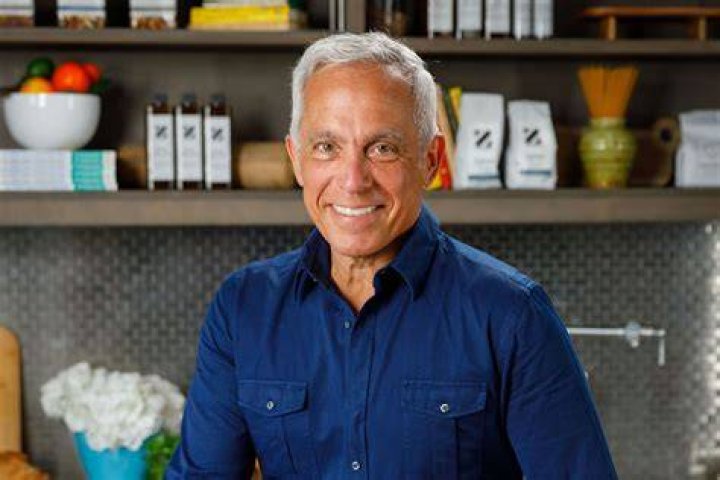 American chef, Geoffrey Zakarian giving a pose.
