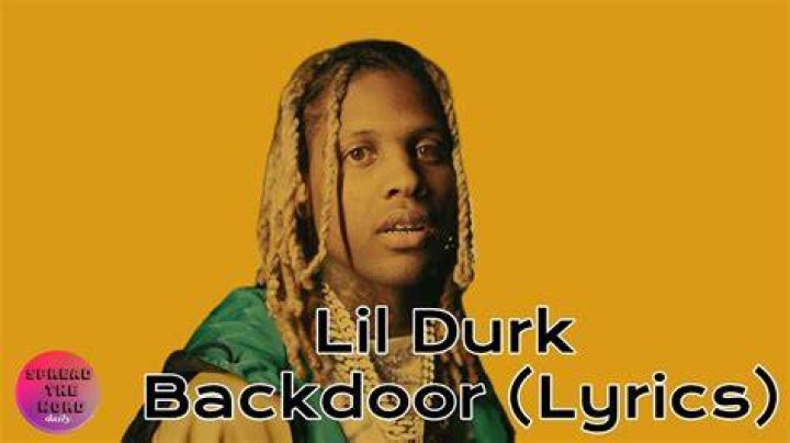 Backdoor lil durk lyrics