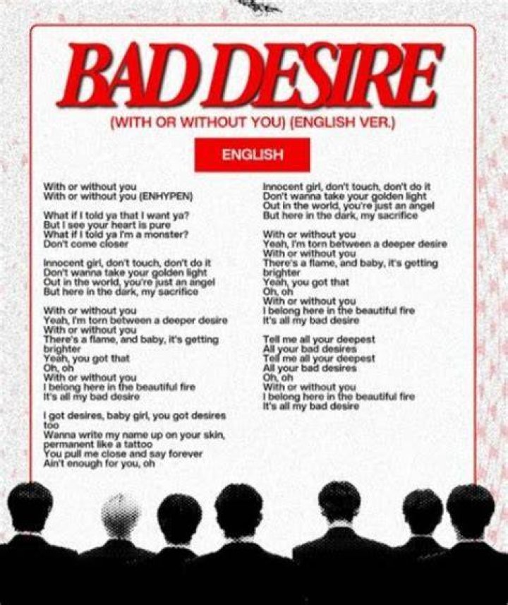 Bad burning desire lyrics