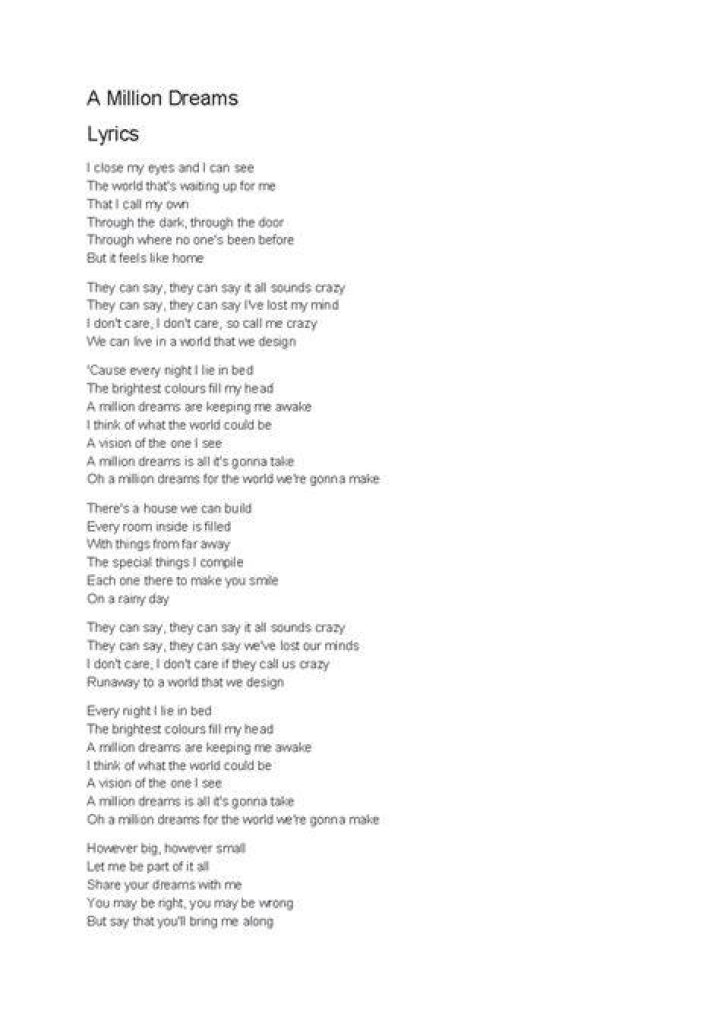 Been living in a million pieces lyrics