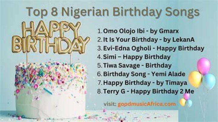 Birthday music nigeria lyrics