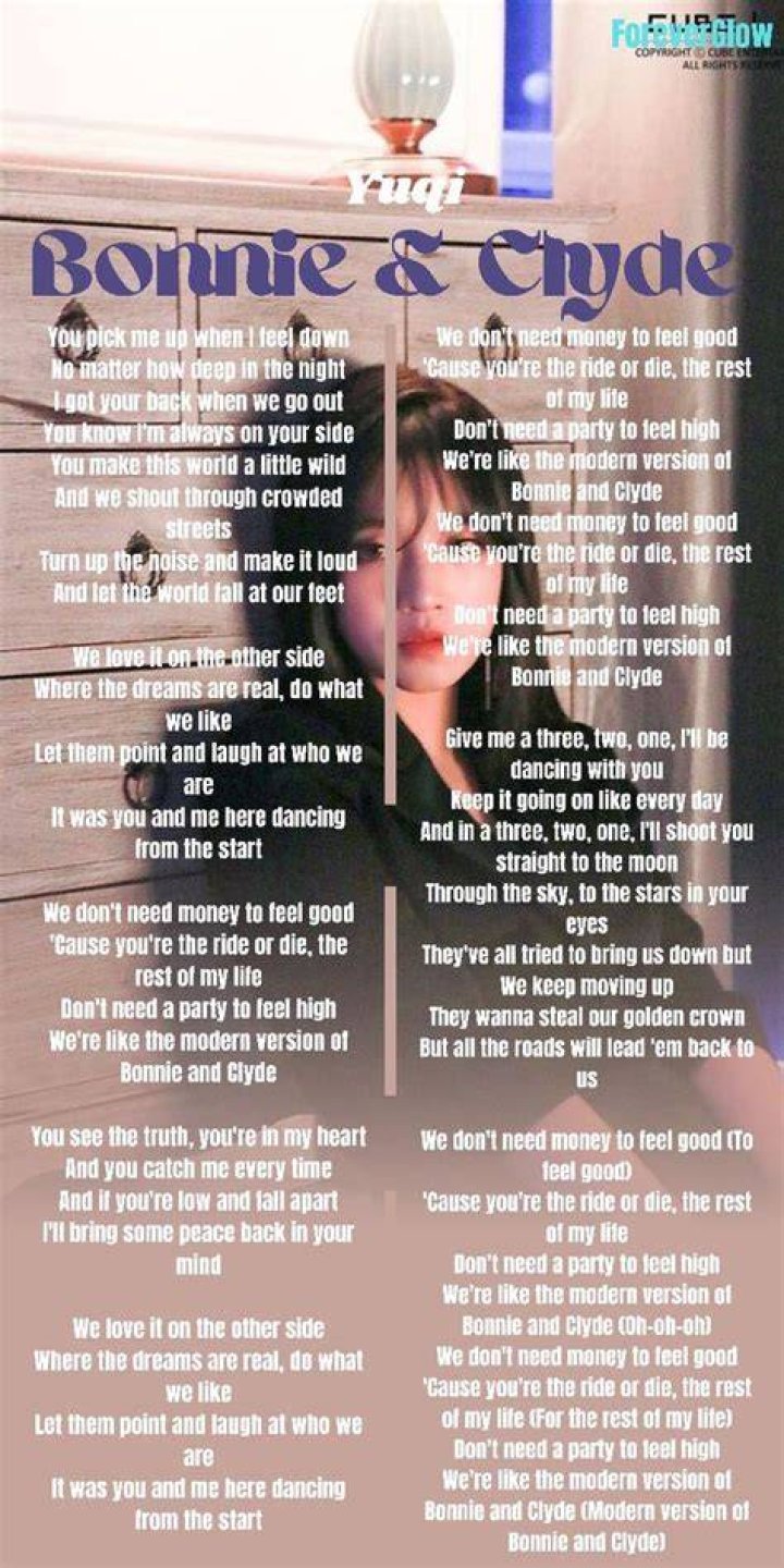 Bonnie x clyde lyrics