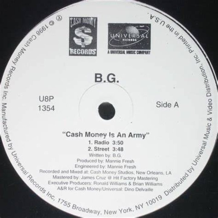 Cash money is a army lyrics