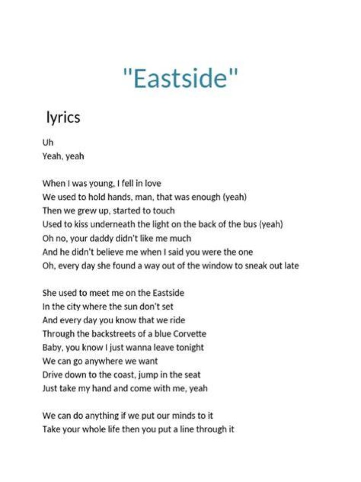 Eastside of chicago lyrics