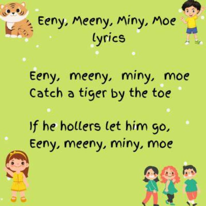 Eney meeny miny mo one why that boy cant find his hoe lyrics
