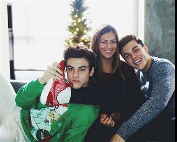 Ethan Dolan with his family