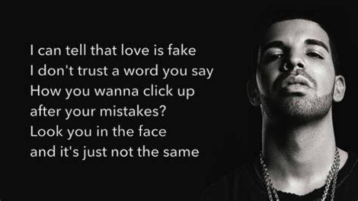 Fake love rap lyrics