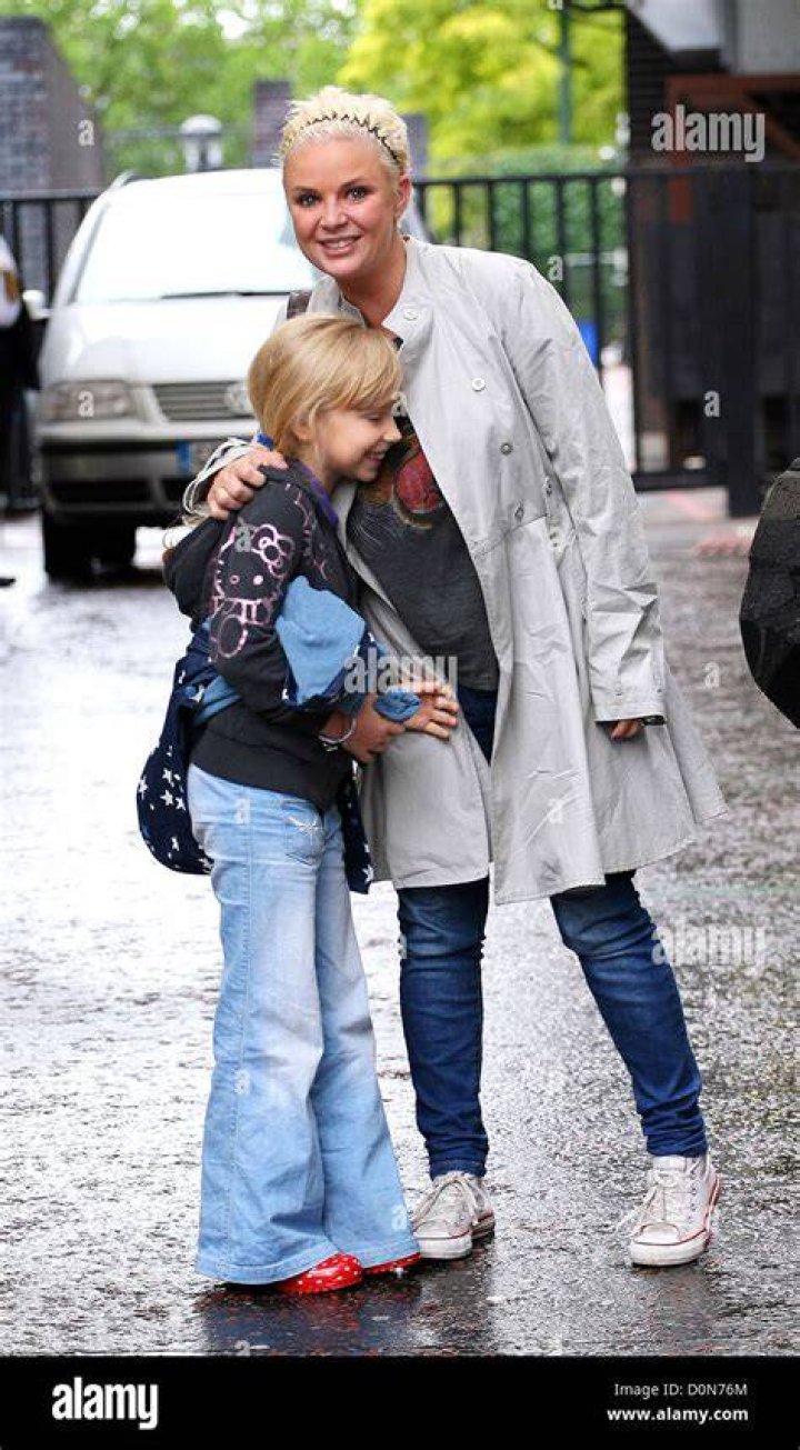 Gail Porter with her daughter Honey
