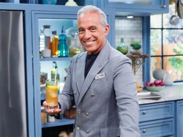 Geoffrey Zakarian giving a pose along with his wife, Margaret Anne Williams.