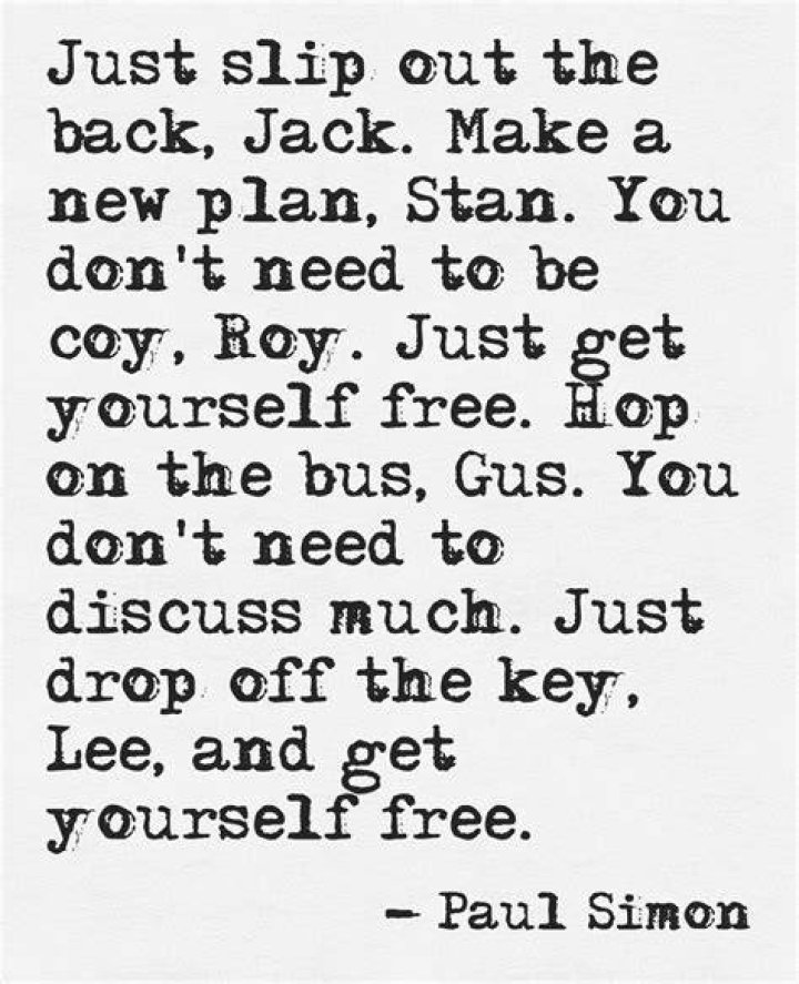 Get on the bus gus, make new plans stan lyrics