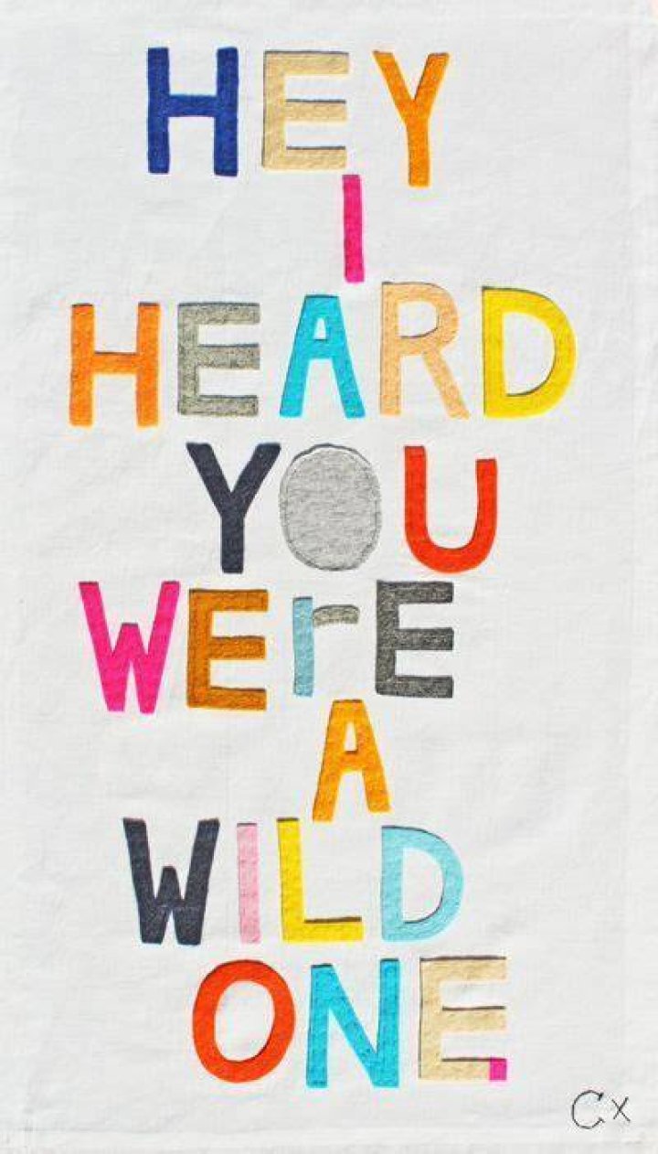 Heard you were a wild one wild one lyrics