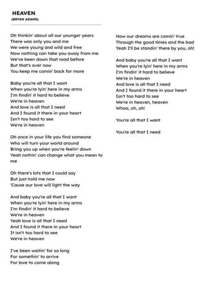 Heaven is my goal song lyrics