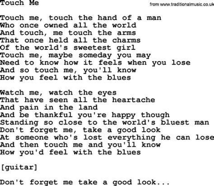 Hold me, touch me feel me 90’s song lyrics
