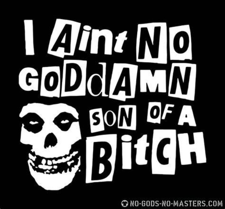 I ain’t no goddamn son of a bitch lyrics