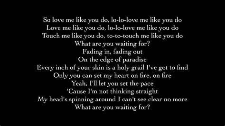 I like it when you touch me the morning lyrics