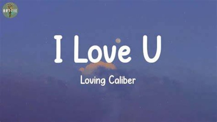 I love u loving caliber in pilipino lyrics
