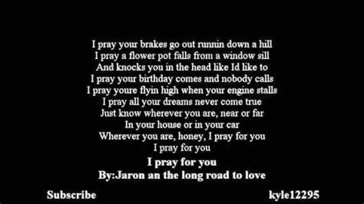 I will pray for you i will die for you lyrics