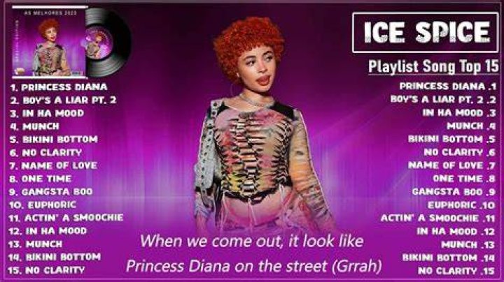 Ice spice songs with alliteration lyrics