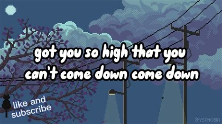 Im so high i cant come down lyrics