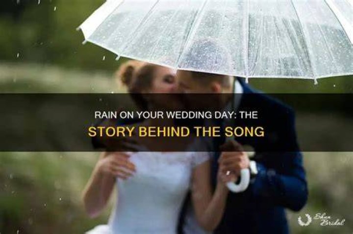 Its like rain on your wedding day lyrics