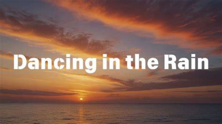 Its the dancing in the rain lyrics