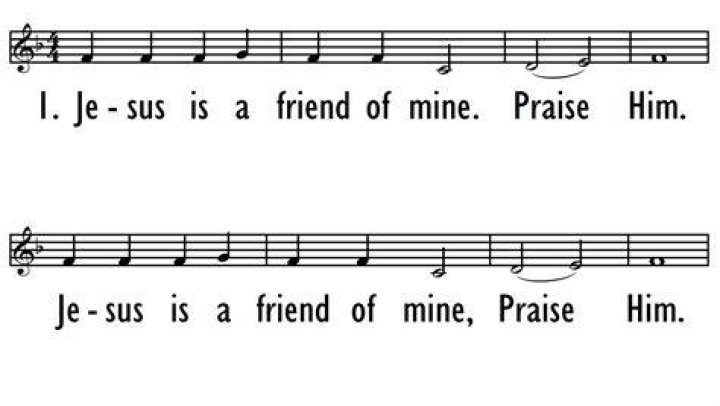 Jesus is a friend of mine lyrics