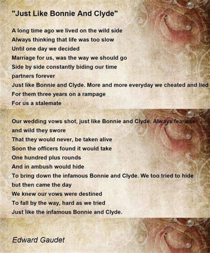 Just like bonnie and clyde lyrics