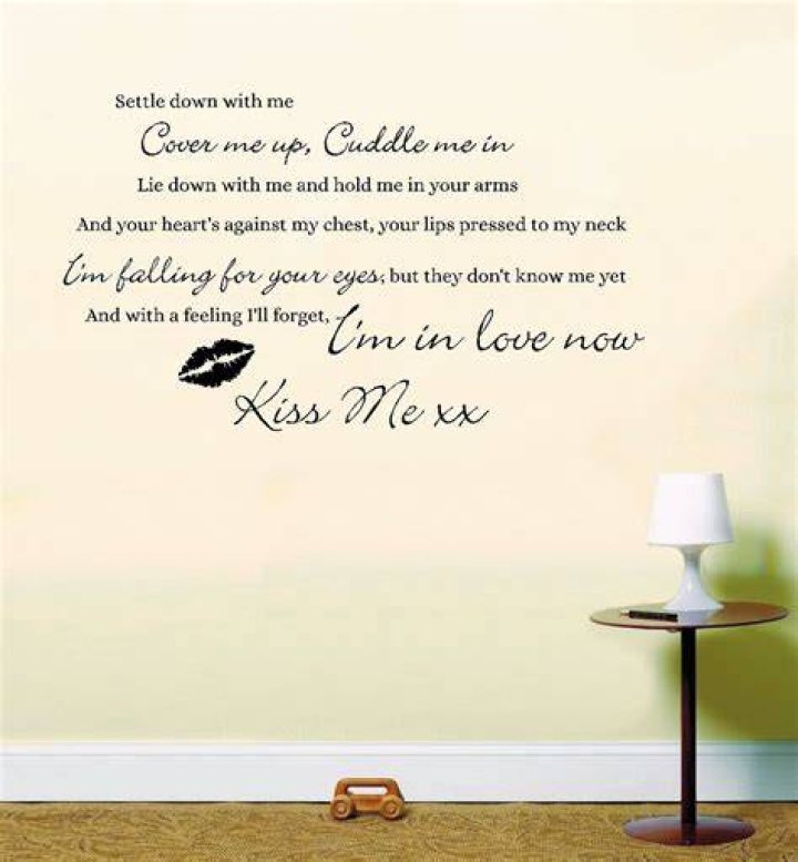 Kiss me like confetti falling from the sky lyrics
