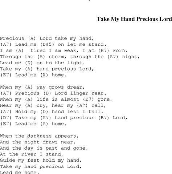 Let me take you by the hand lyrics