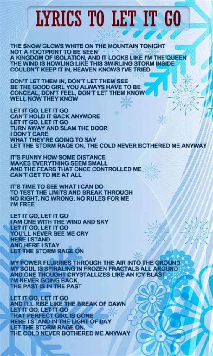 Let my spirits go lyrics