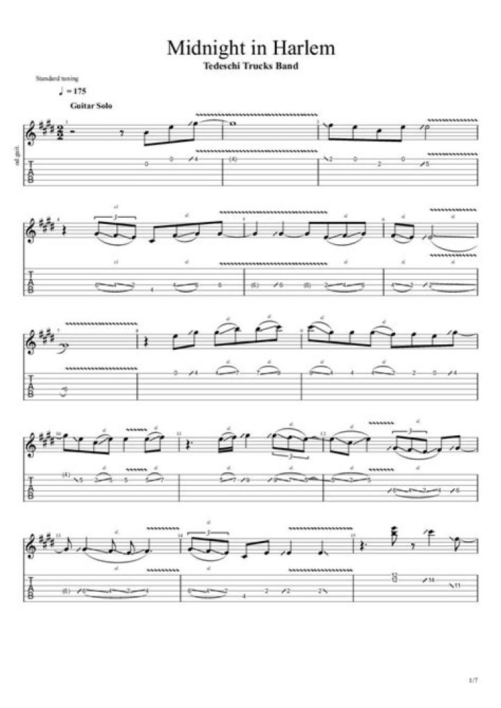 Midnight in harlem lyrics