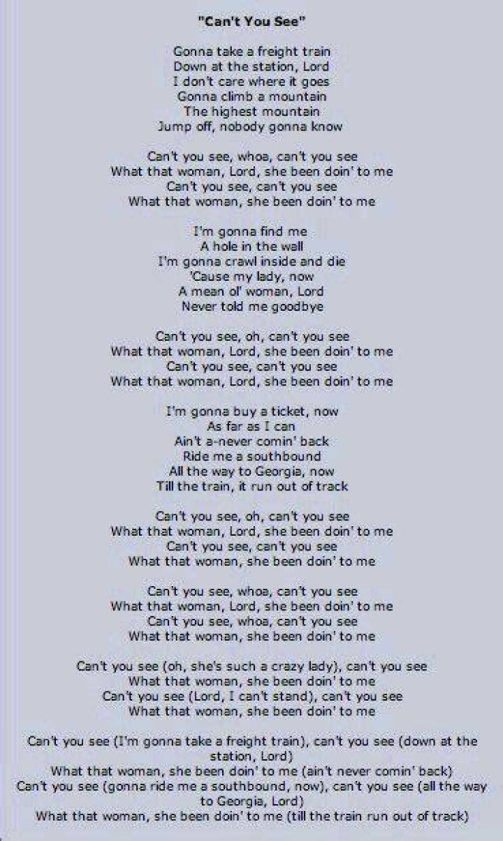 Oh baby cant you see lyrics