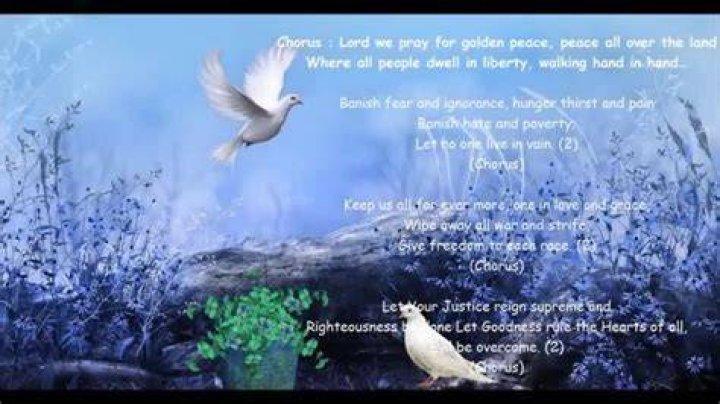 Pray for peace lyrics