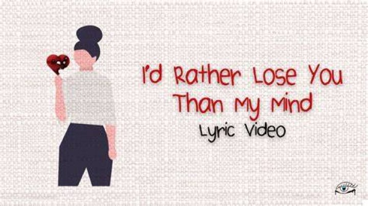 Rather lose myself than lose you lyrics