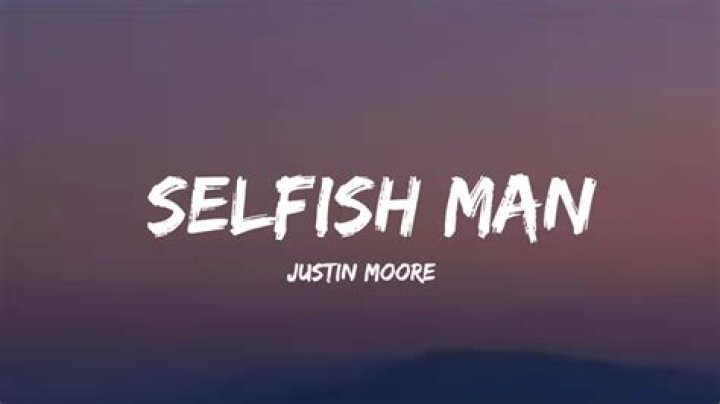 Selfish man lyrics