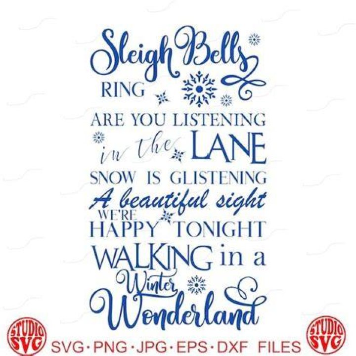 Sleigh bells ring and all is merry and bright lyrics