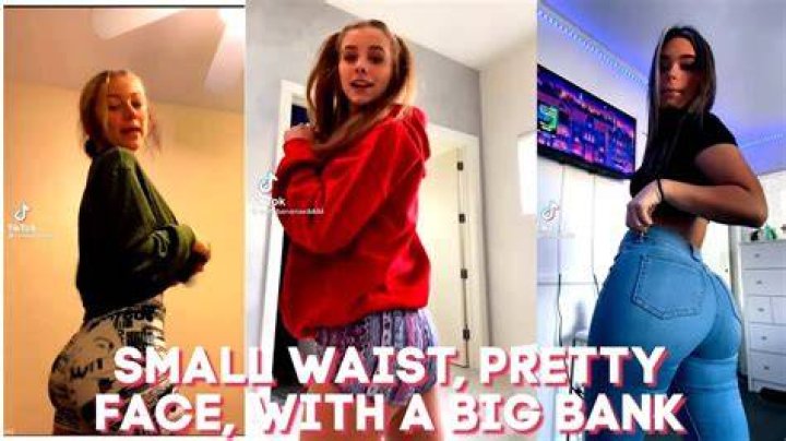 Small waist pretty face with a big bank lyrics