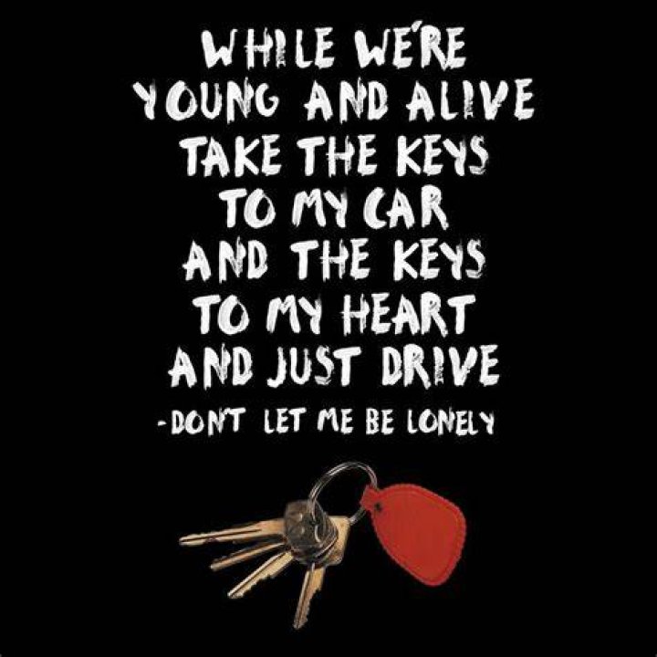 Take the keys to my car lyrics