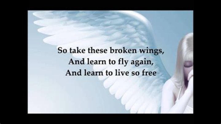 Take these broken wings lyrics