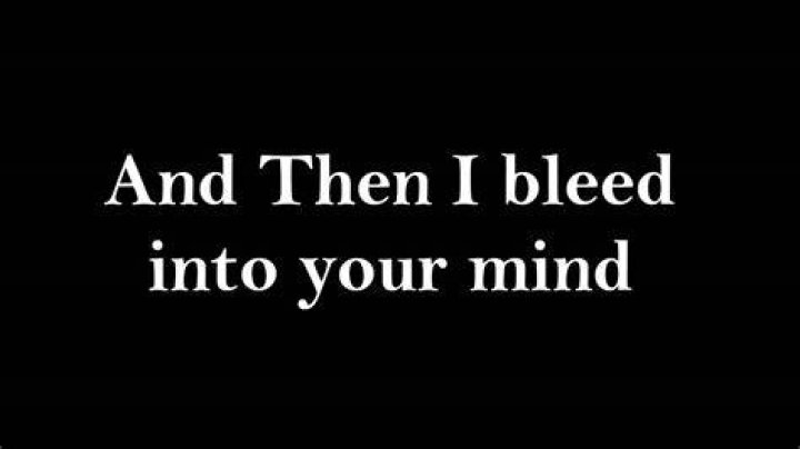 The All-American Rejects - Bleed into Your Mind Lyrics Meaning