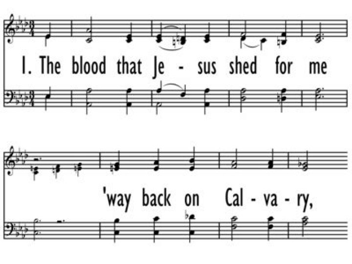 The blood that jesus shared for me lyrics