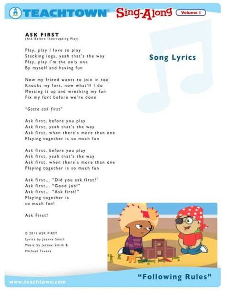 The following lyrics