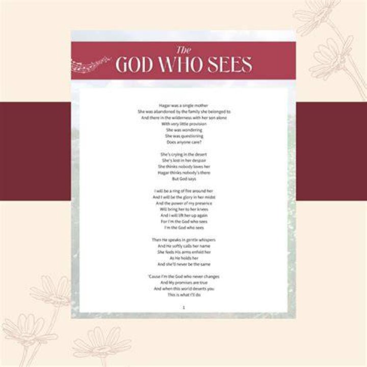 The god who sees in spanish lyrics