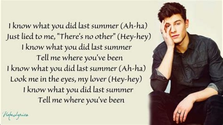 The last summer lyrics