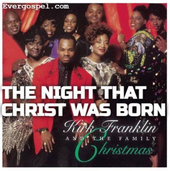 The night christ was born, kirk franklin lyrics