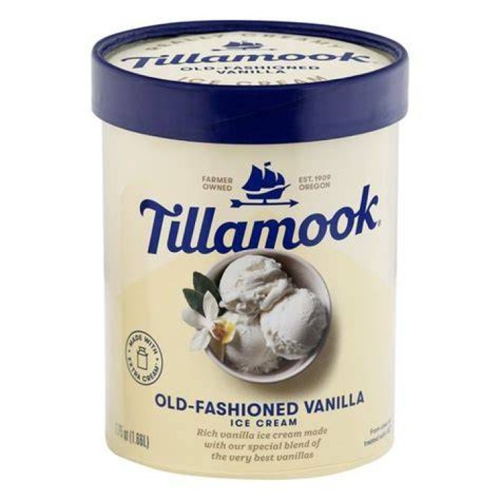 Tillamook Vanilla Ice Cream.
